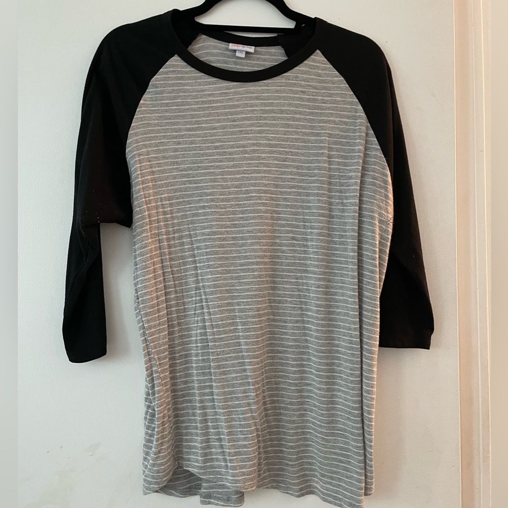 LuLaRoe baseball tee, size 2XL